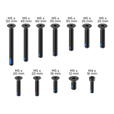 Replacement - PRO Screw Set Black